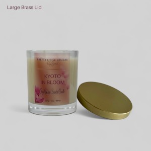 Large Candle Lids - Brass